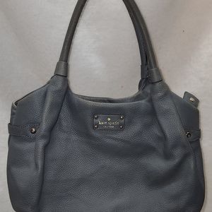 ***SOLD***Kate Spade Gray Pebble Leather Bag